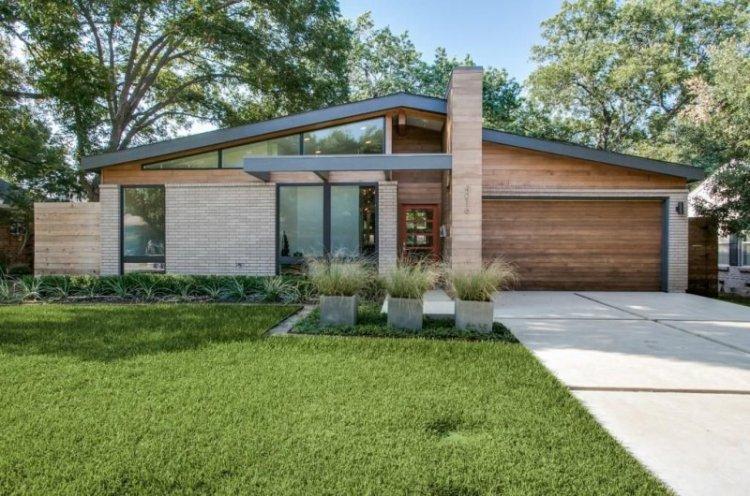 Maison de plain-pied avec garage - projets et photos