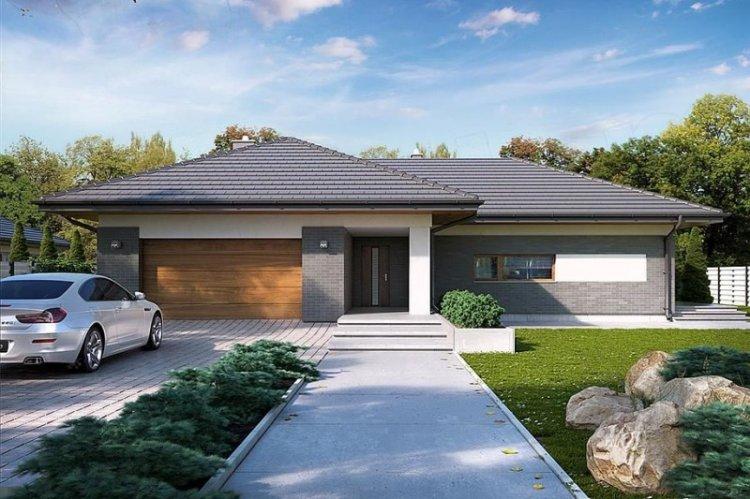 Maison de plain-pied avec garage - projets et photos