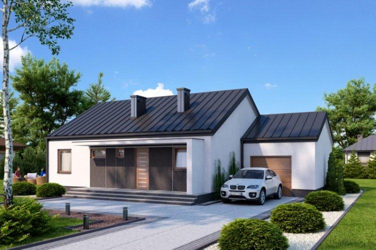 Maison de plain-pied avec garage - projets et photos