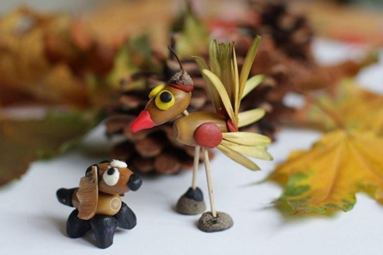 Bricolage artisanat d'automne à la maternelle - photos et idées