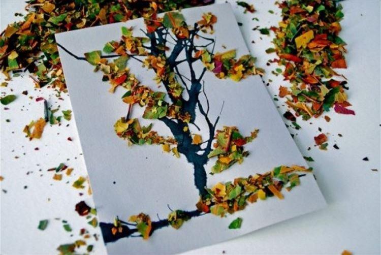 Bricolage artisanat d'automne à la maternelle - photos et idées
