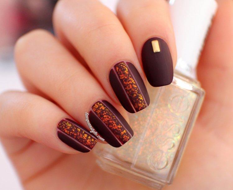 Vernis gel manucure automne 2020 - photo