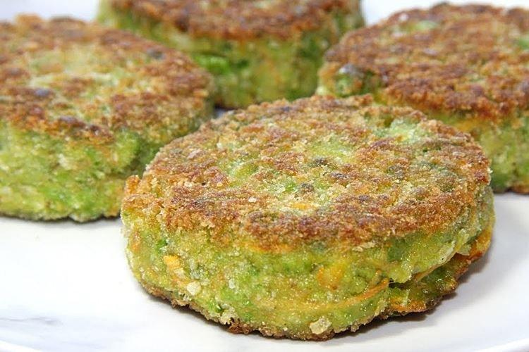 Escalopes de petits pois aux légumes - recettes