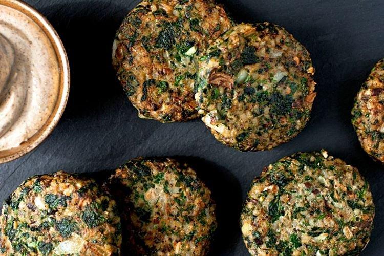 Escalopes de légumes aux épinards - recettes