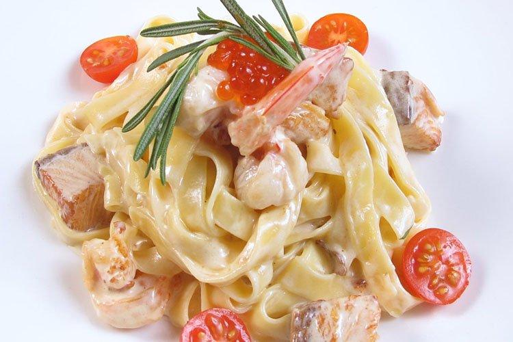 Pâtes aux crevettes Poséidon - Recettes