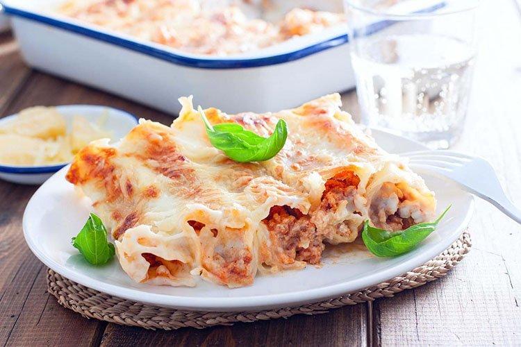 Pâtes cannelloni au poulet - recettes
