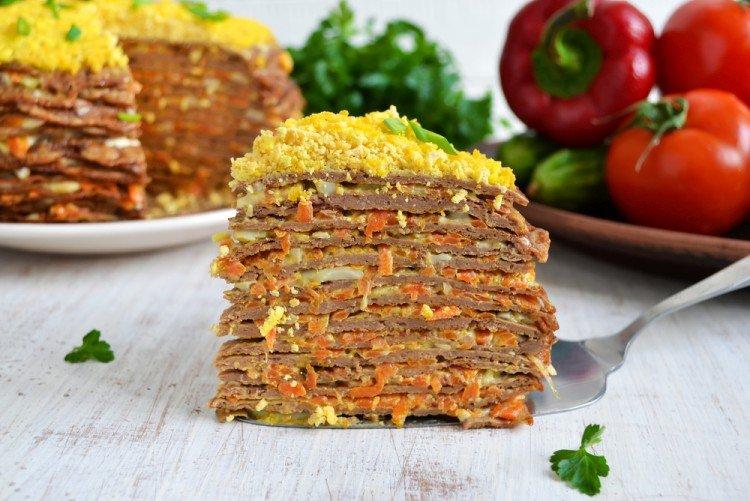 Gâteau de foie aux carottes et oignons - recettes