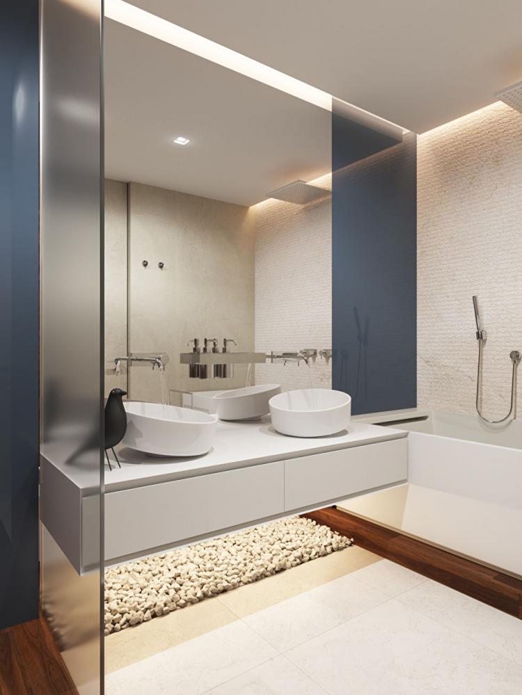 Penthouse dans le complexe résidentiel Sadovye Kvartaly - design d'intérieur