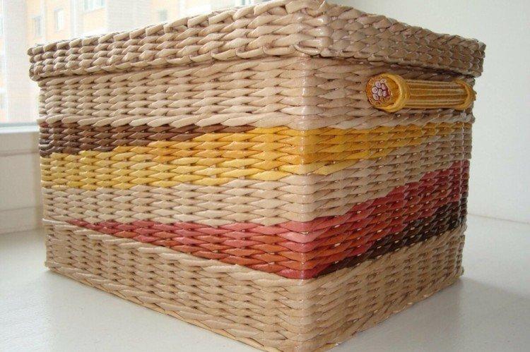 Coffret - Tissage à partir de tubes de journaux pour débutants