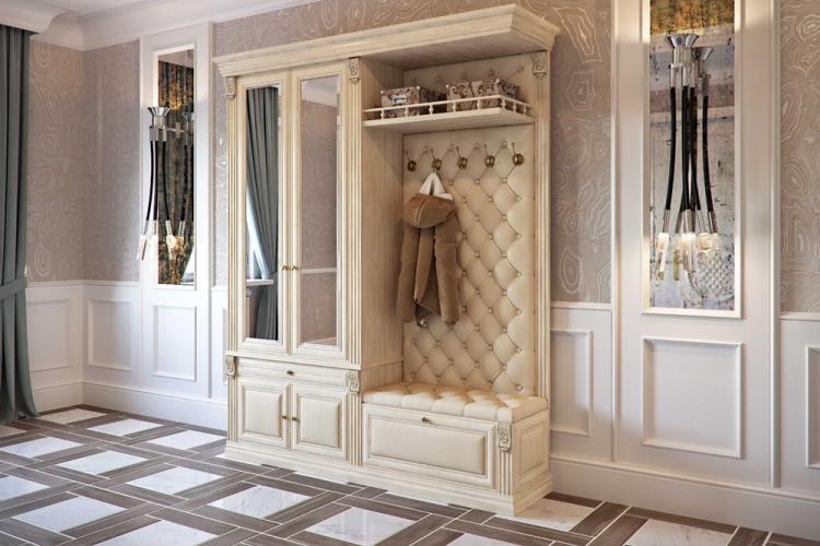 Carrelage dans le couloir - photo