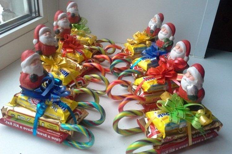 Traîneau à bonbons du Père Noël - Cadeaux de Nouvel An DIY 2020