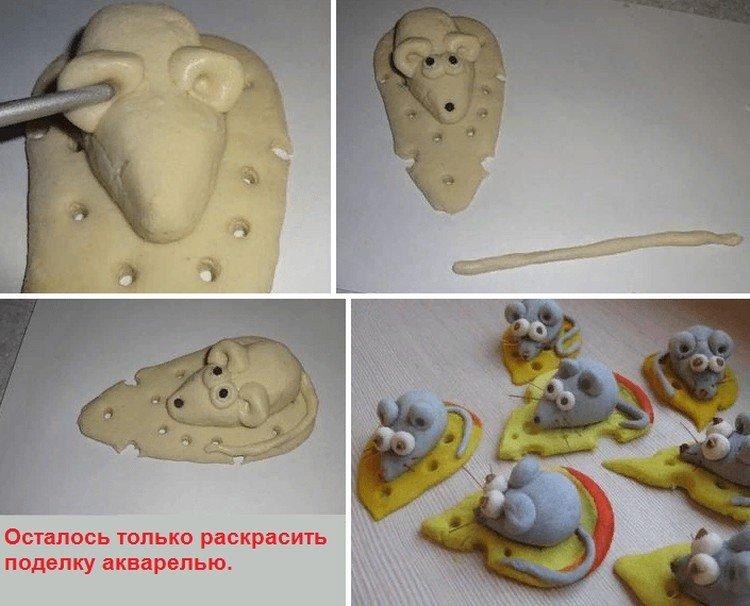 Rat du Nouvel An en pâte - Cadeaux DIY pour le Nouvel An 2020