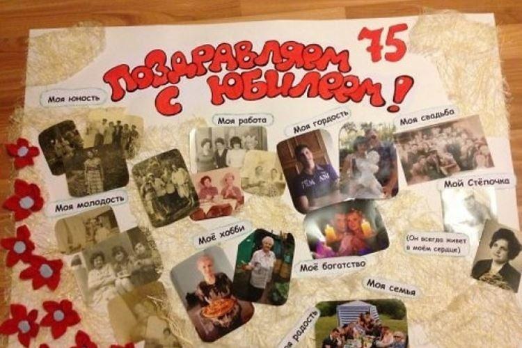 Affiche photo - Cadeau d'anniversaire de grand-mère bricolage