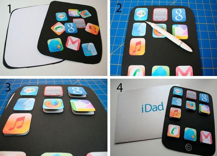 Tablette à souhaits - Cadeau d'anniversaire DIY pour papa