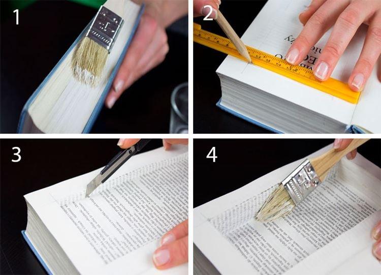 Coffre-fort du livre - Cadeau d'anniversaire bricolage pour papa