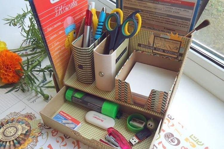 Organisateur de papeterie - Cadeau d'anniversaire DIY pour papa