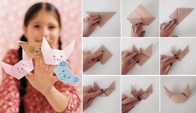 Finger Cots - Artisanat en papier pour les enfants