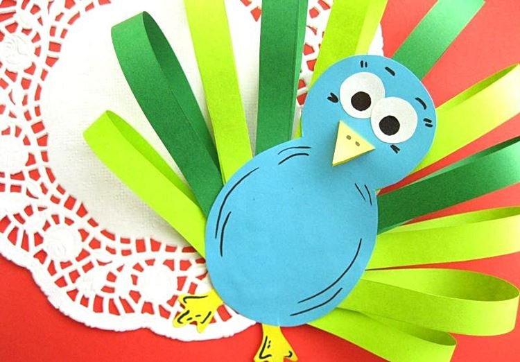 Artisanat en papier coloré pour les enfants de leurs propres mains - photo