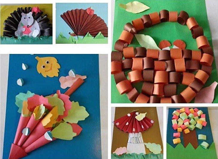 Artisanat en papier coloré pour les enfants de leurs propres mains - photo