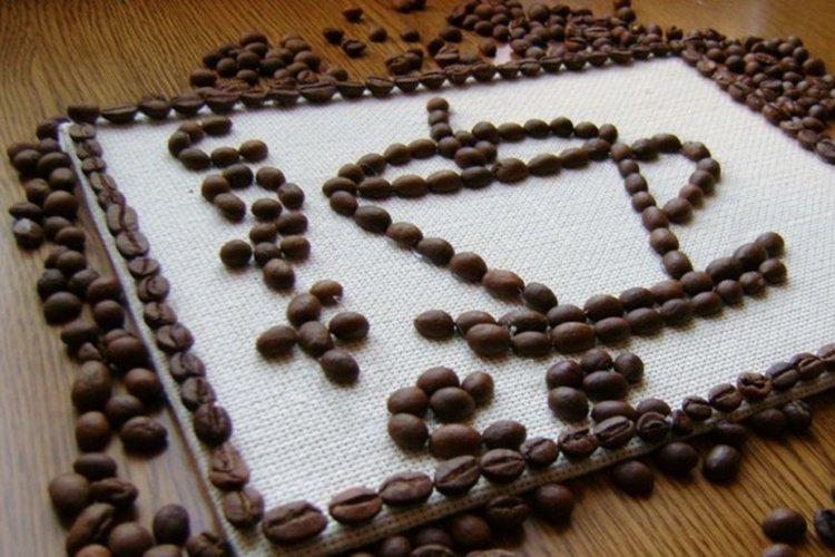 Artisanat à partir de grains de café de vos propres mains - photos et idées