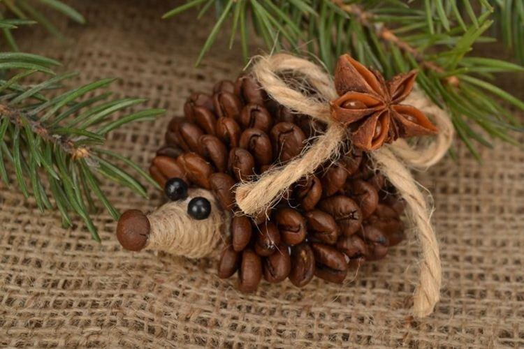 Artisanat à partir de grains de café de vos propres mains - photos et idées