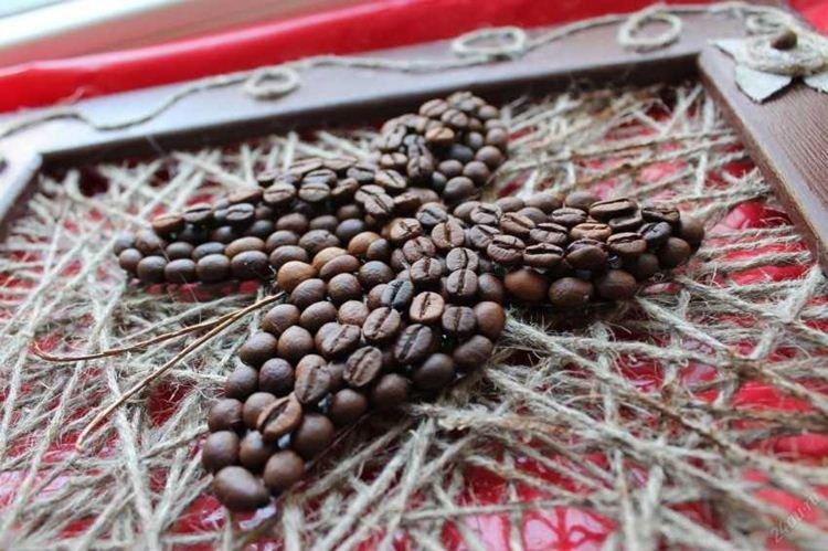 Artisanat à partir de grains de café de vos propres mains - photos et idées