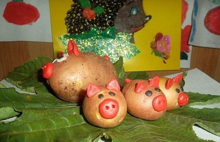 Artisanat de légumes pour la maternelle - photos et idées