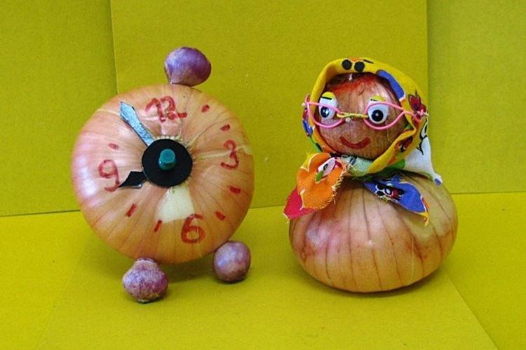 Artisanat de légumes pour la maternelle - photos et idées