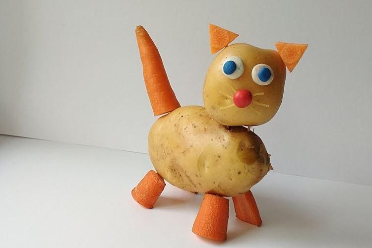 Artisanat de légumes pour la maternelle - photos et idées