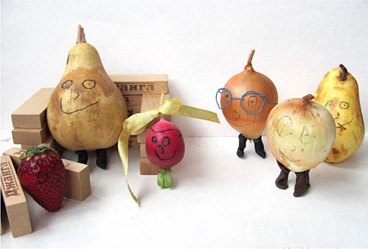 Artisanat de légumes pour la maternelle - photos et idées