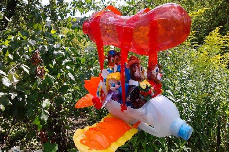 Figurines de jardin - Bricolage à partir de bouteilles en plastique