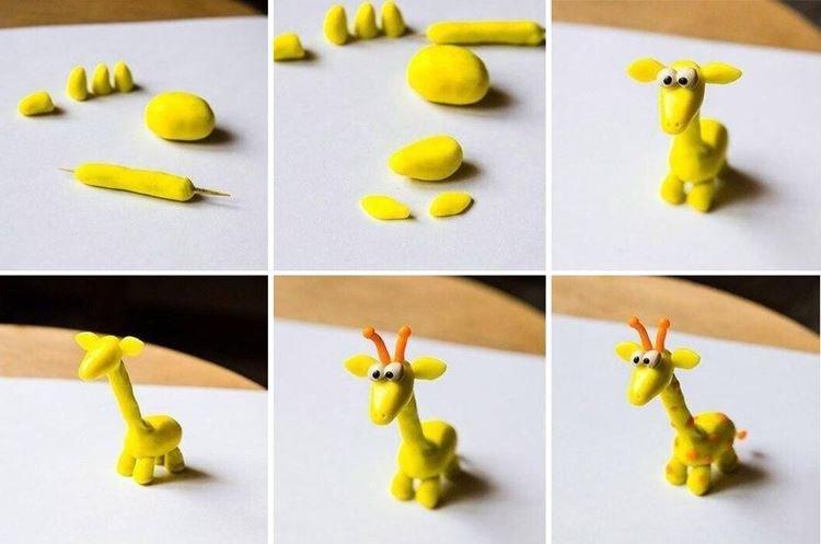 Artisanat de pâte à modeler pour enfants - photos et idées