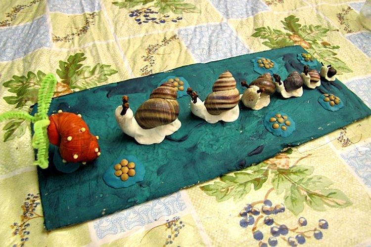 Artisanat à partir de matériaux naturels pour la maternelle - photos et idées