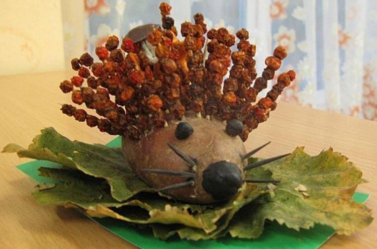 Artisanat à partir de matériaux naturels pour la maternelle - photos et idées