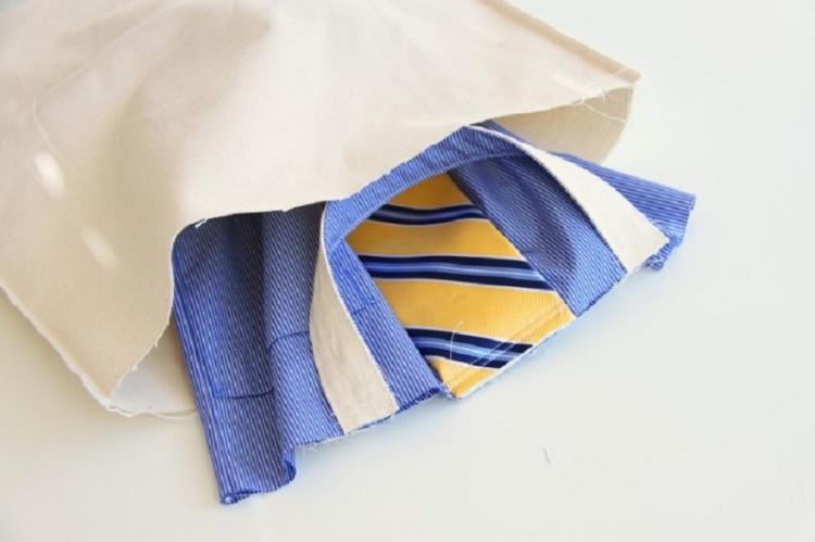 Sac chemise - Bricolage à partir de vieilles choses