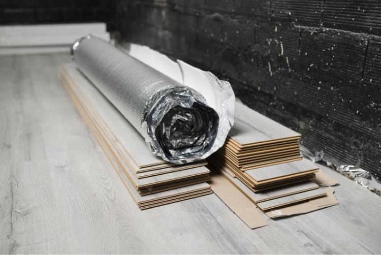 Sous-couche en feuille de stratifié