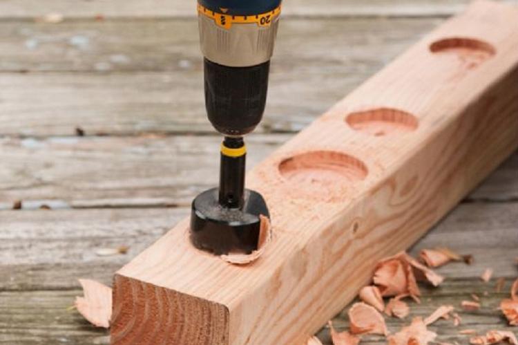 Chandelier bar original - Chandelier en bois DIY