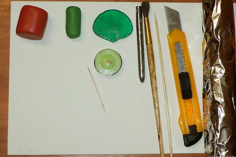 Bougeoir citrouille - Bougeoirs en pâte polymère DIY