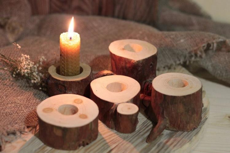 Bougeoirs DIY - idées photo