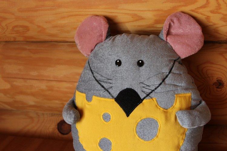 Oreiller Souris avec du fromage faites-le vous-même