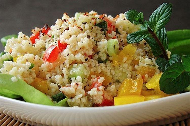 Salade de couscous maigre - recettes
