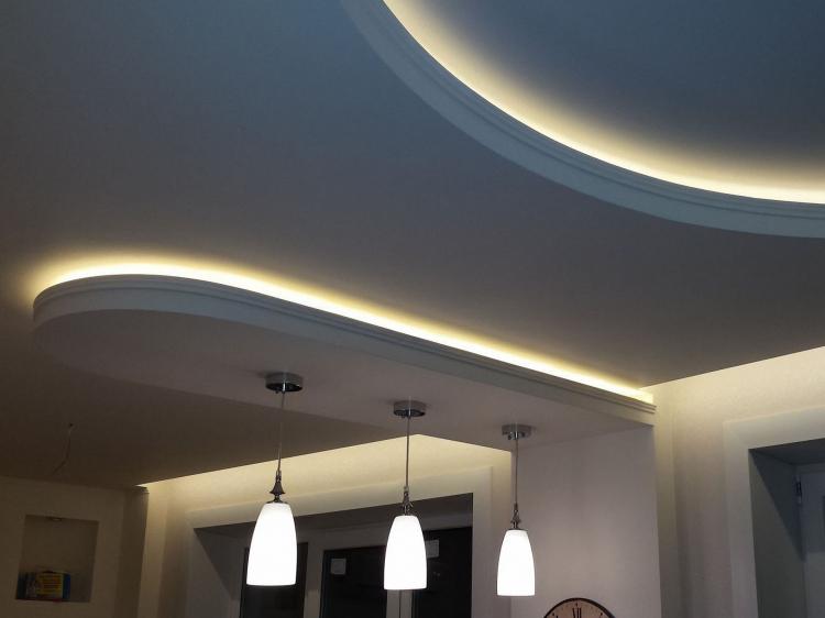 Conception de plafonds en plaques de plâtre - photo