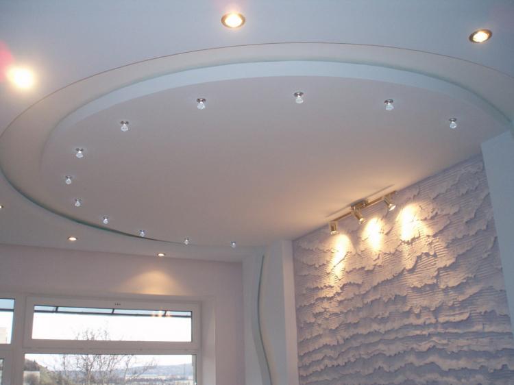 Conception de plafonds en plaques de plâtre - photo