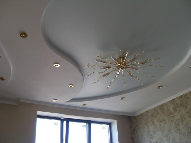 Conception de plafonds en plaques de plâtre - photo