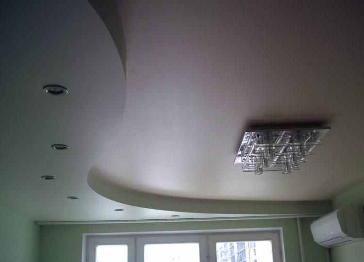 Conception de plafonds en plaques de plâtre - photo