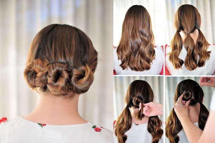 Lots multiples - Coiffures pour cheveux longs pour tous les jours