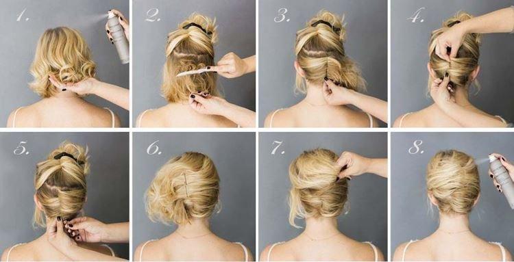 Lissage gracieux - Coiffures quotidiennes pour cheveux courts