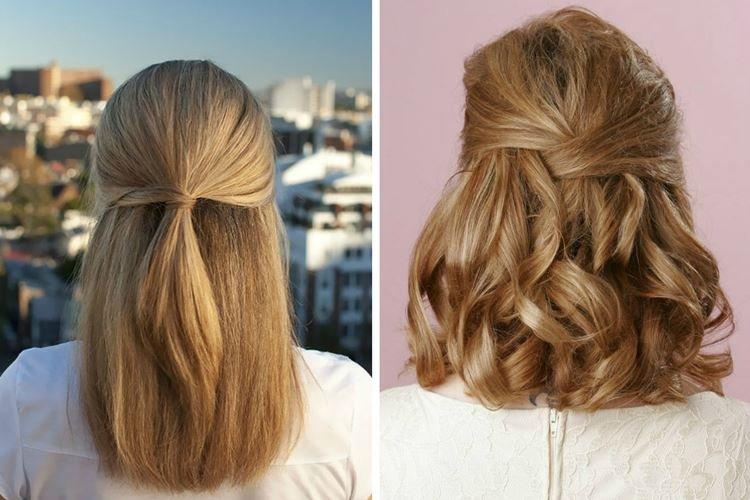 Malvinka avec boucles - Coiffures pour tous les jours pour cheveux mi-longs