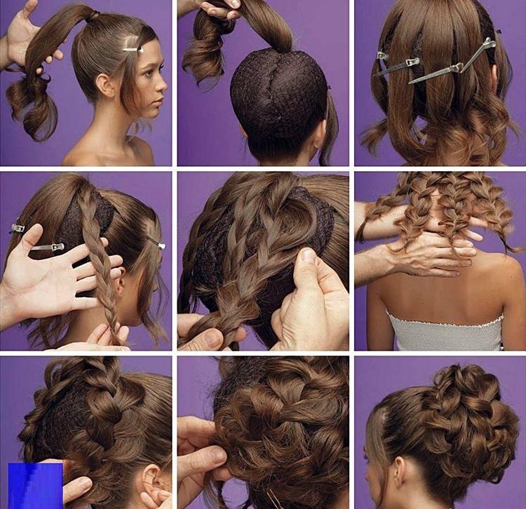 Chignon volume pour cheveux fins - Coiffures pour le nouvel an 2021 pour cheveux mi-longs