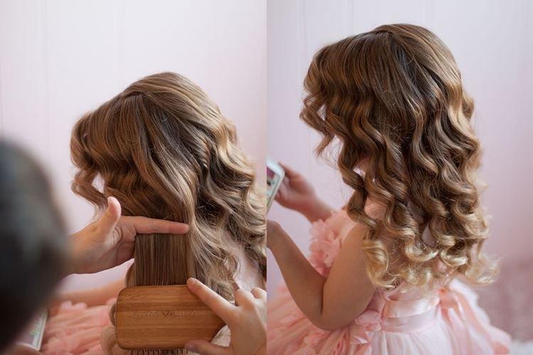 Coiffure de princesse - Styles de cheveux moyens pour les filles